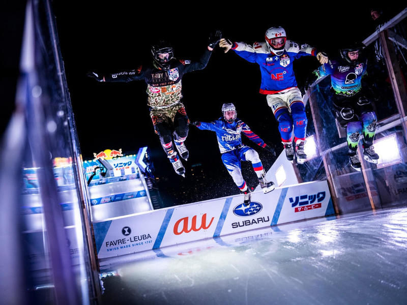 Egor Tutarikov (RUS), Mike Tremblay (CAN), Aden Johnston (CAN). © Jason Halayko / Red Bull Content Pool